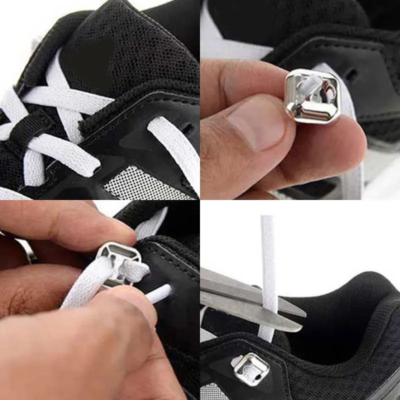 1 Pair Multi-color No tie Shoelaces Flat Metal Button Lazy Shoelace Sneakers Shoe Laces Shoelaces Adults Children Shoestrings
1 Pair Multi-color No tie Shoelaces Flat Metal Button Lazy Shoelace Sneakers Shoe Laces Shoelaces Adults Children Shoestrings