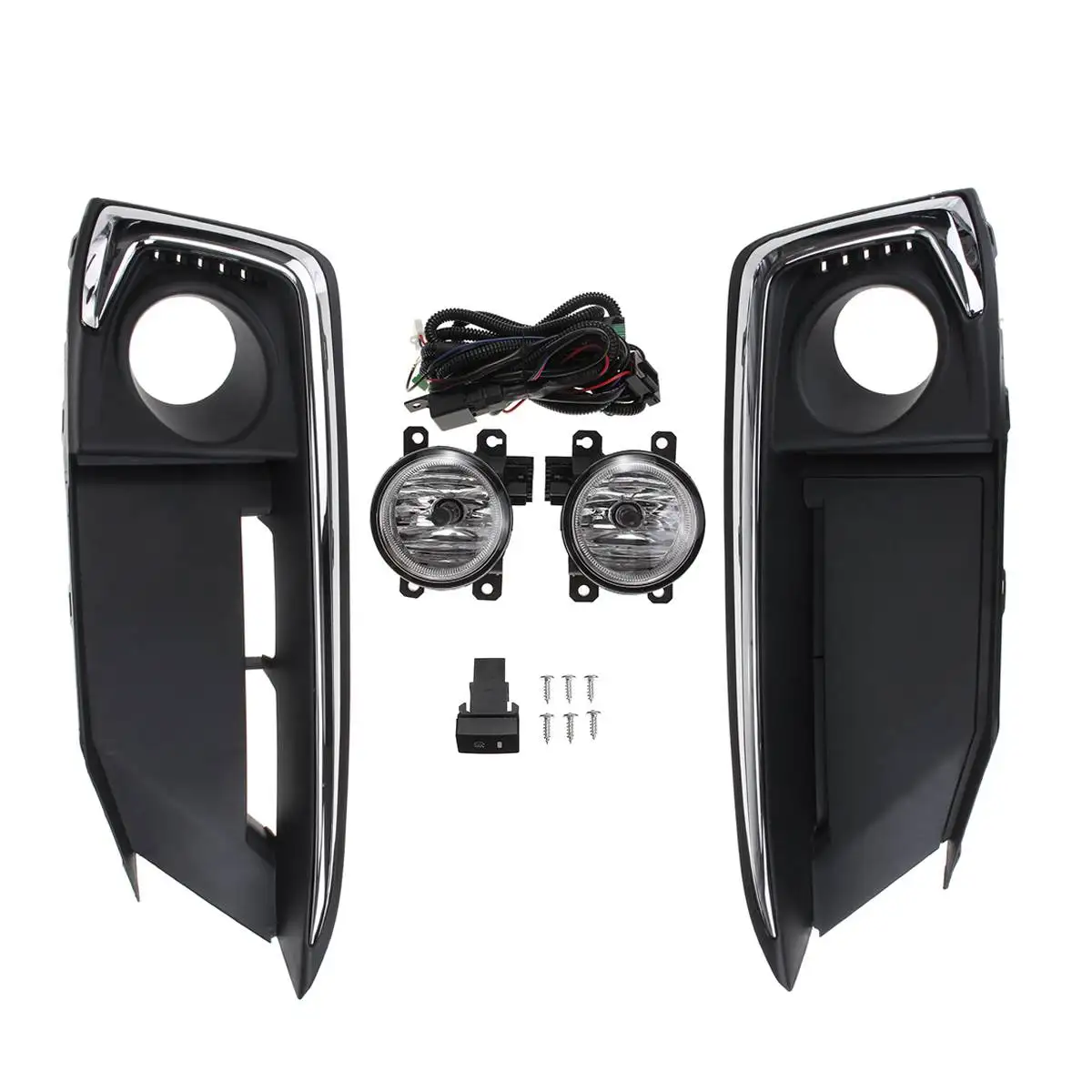 A Pair Car Front Bumper fog Light Lamp Set with Wiring with Switch For-Honda For Civic 2019 2020 Set Kits Fog Lamp Spot Lights
A Pair Car Front Bumper fog Light Lamp Set with Wiring with Switch For-Honda For Civic 2019 2020 Set Kits Fog Lamp Spot Lights