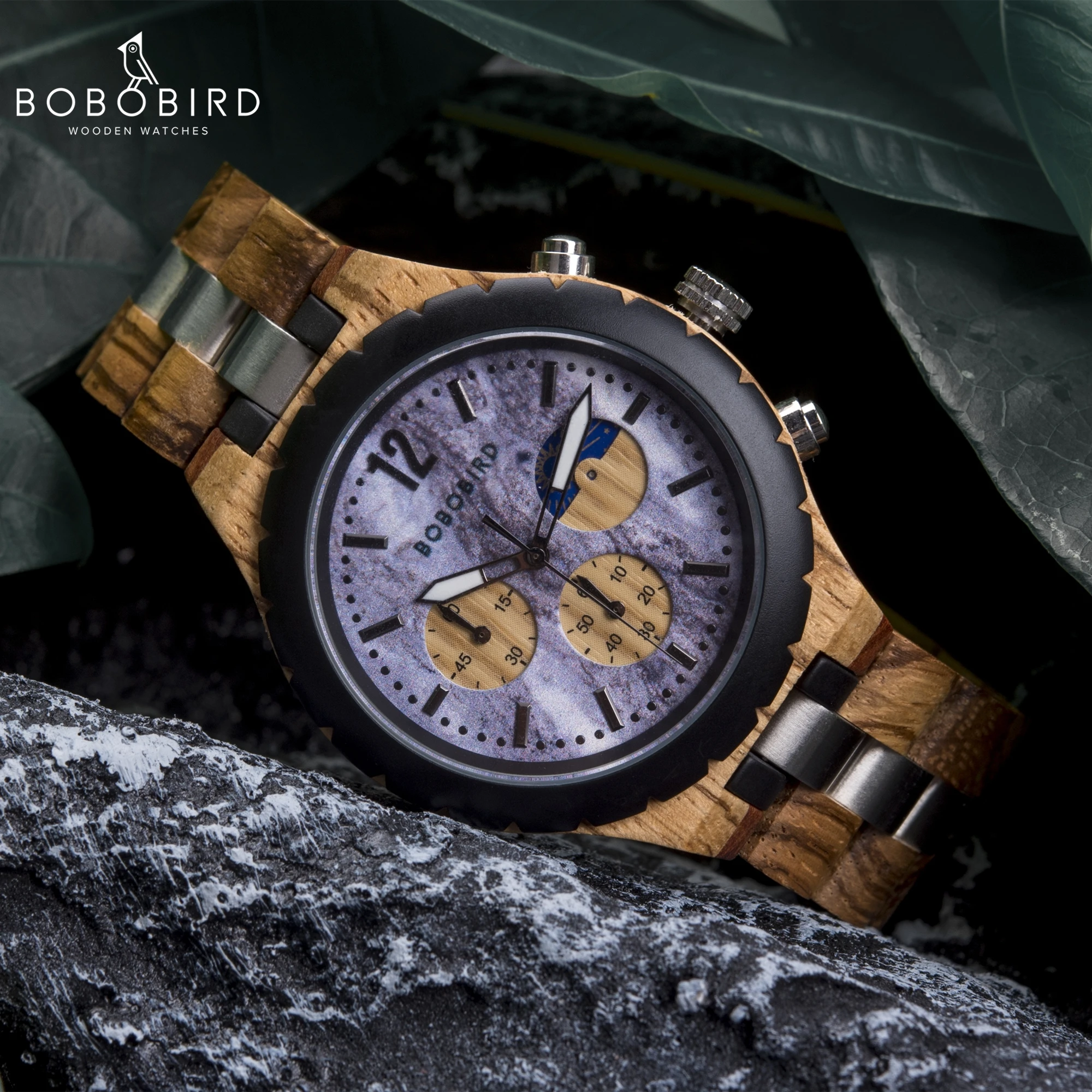 BOBO BIRD New Men Watch Wooden Quartz Wristwatch Day And Nigth Display Chronograph Luminous Clock Custom Gift Мужские часы
BOBO BIRD New Men Watch Wooden Quartz Wristwatch Day And Nigth Display Chronograph Luminous Clock Custom Gift Мужские часы