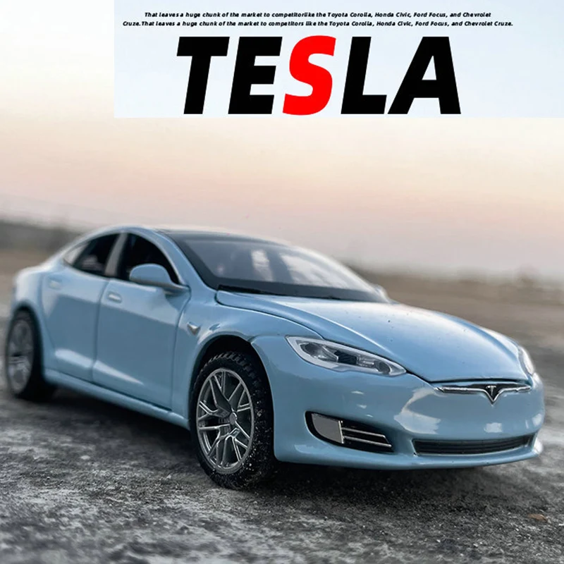 1/32 Tesla Model Simulation Alloy Car Model Children's Toy Vehicles Sound Light Pull Back Kids Boys Birthday Gift Miniature Car
1/32 Tesla Model Simulation Alloy Car Model Children's Toy Vehicles Sound Light Pull Back Kids Boys Birthday Gift Miniature Car