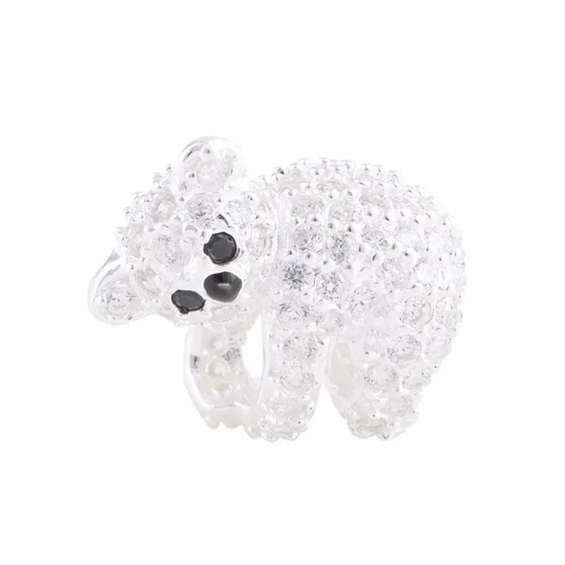 Clear CZ Teddy Bear Charms For Jewelry Making Fits Original Charms 925 Silver Bracelets & Bangle Woman DIY Sterling Silver Beads
Clear CZ Teddy Bear Charms For Jewelry Making Fits Original Charms 925 Silver Bracelets & Bangle Woman DIY Sterling Silver Beads