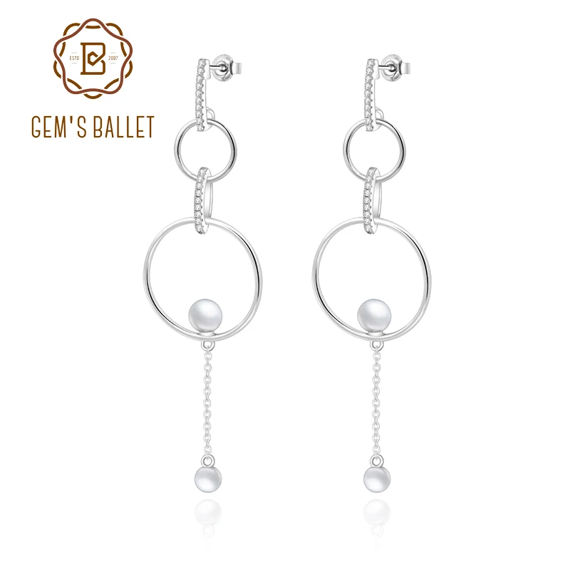 Женские серьги с натуральным жемчугом GEM'S BALLET, серьги из стерлингового серебра 925 пробы, ювелирные украшения
Женские серьги с натуральным жемчугом GEM'S BALLET, серьги из стерлингового серебра 925 пробы, ювелирные украшения