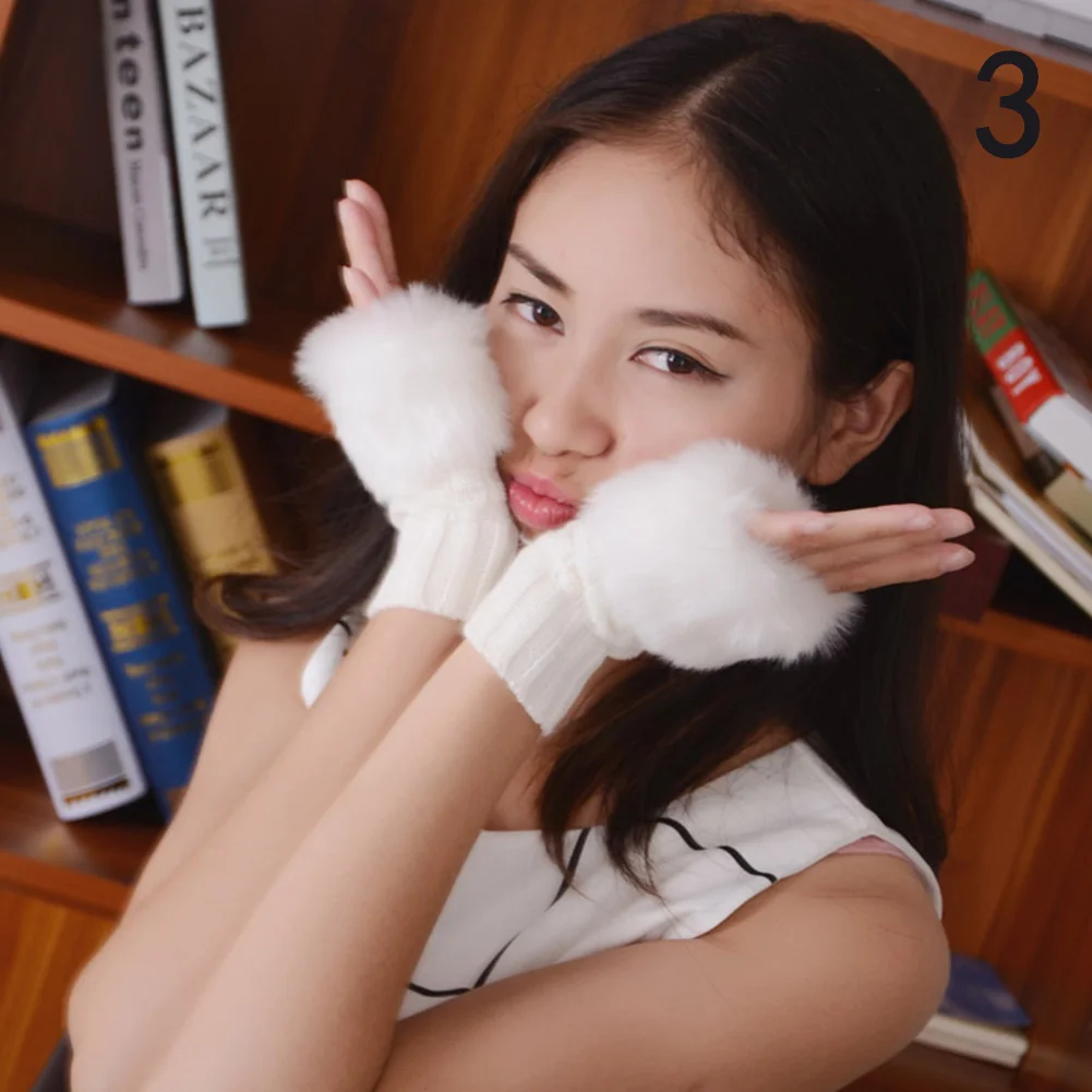 Autumn Winter Solid Keep Warm Knitting Fingerless Gloves Protection Hand Gloves Women Faux Fur Crochet Knitted Wrist Warmer 2022
Autumn Winter Solid Keep Warm Knitting Fingerless Gloves Protection Hand Gloves Women Faux Fur Crochet Knitted Wrist Warmer 2022