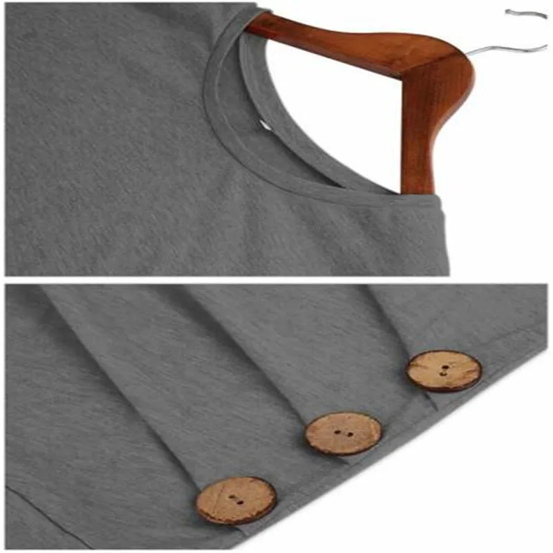 Plus Size T Shirt Women Simple Letter Print O-Neck Loose Tee T-shirt Autumn Long Sleeves Ladies t-shirt Pullover Tee Button Tops
Plus Size T Shirt Women Simple Letter Print O-Neck Loose Tee T-shirt Autumn Long Sleeves Ladies t-shirt Pullover Tee Button Tops