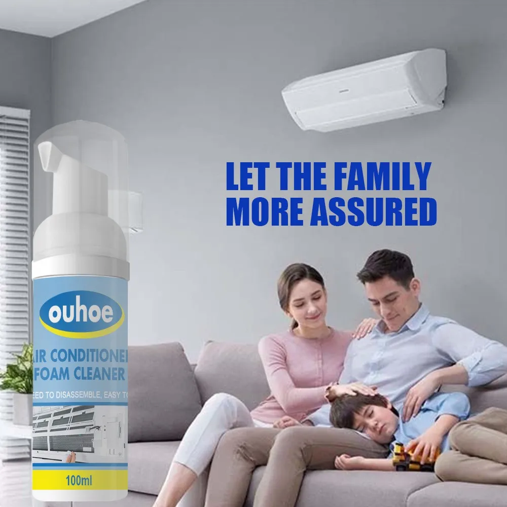 Disassembly-free And Washing-free Foam Air Conditioner Cleaning Agent 100ML Hanging Machine Deodorizing Descaling Foam 2021 
Disassembly-free And Washing-free Foam Air Conditioner Cleaning Agent 100ML Hanging Machine Deodorizing Descaling Foam 2021