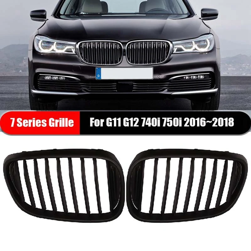 Car Front Bumper Kidney Grille Grill For-BMW 7-Series G11 G12 740I 750I 2016-2018
Car Front Bumper Kidney Grille Grill For-BMW 7-Series G11 G12 740I 750I 2016-2018