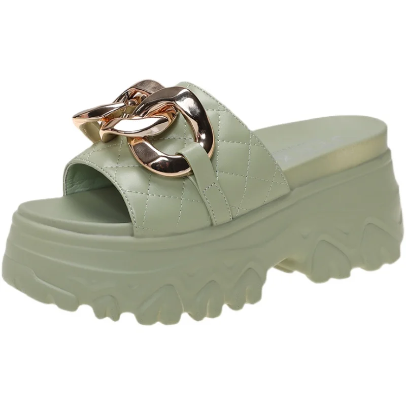 Shoes Women Slippers Summer Platform Slides Fashion Increased Internal Heeled Mules Pantofle On A Wedge Soft Luxury Flat High
Shoes Women Slippers Summer Platform Slides Fashion Increased Internal Heeled Mules Pantofle On A Wedge Soft Luxury Flat High