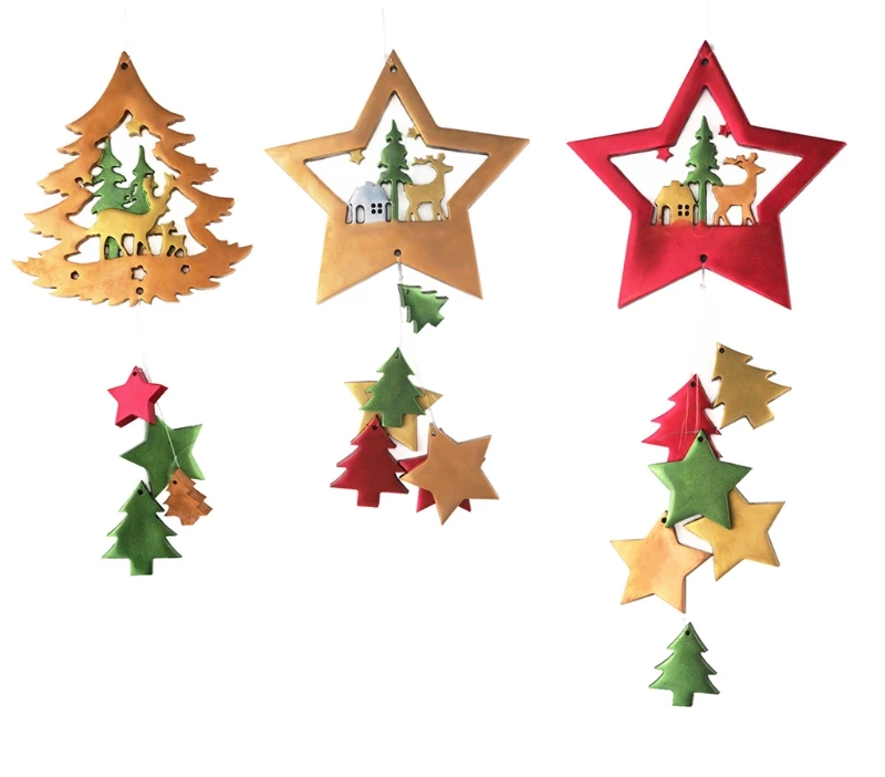 Q1FA Pendant Christmas Tree Hangings Five-pointed Star Mold Reusable Party Supplies Small Crafts for Christmas Tree Decor
Q1FA Pendant Christmas Tree Hangings Five-pointed Star Mold Reusable Party Supplies Small Crafts for Christmas Tree Decor