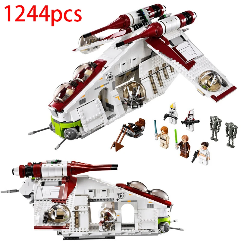 In Stock 75021 Star Of War Toy Republic Gunship Kit Set Compatible With 05041 Wars Children Educational Building Blocks Bricks
In Stock 75021 Star Of War Toy Republic Gunship Kit Set Compatible With 05041 Wars Children Educational Building Blocks Bricks