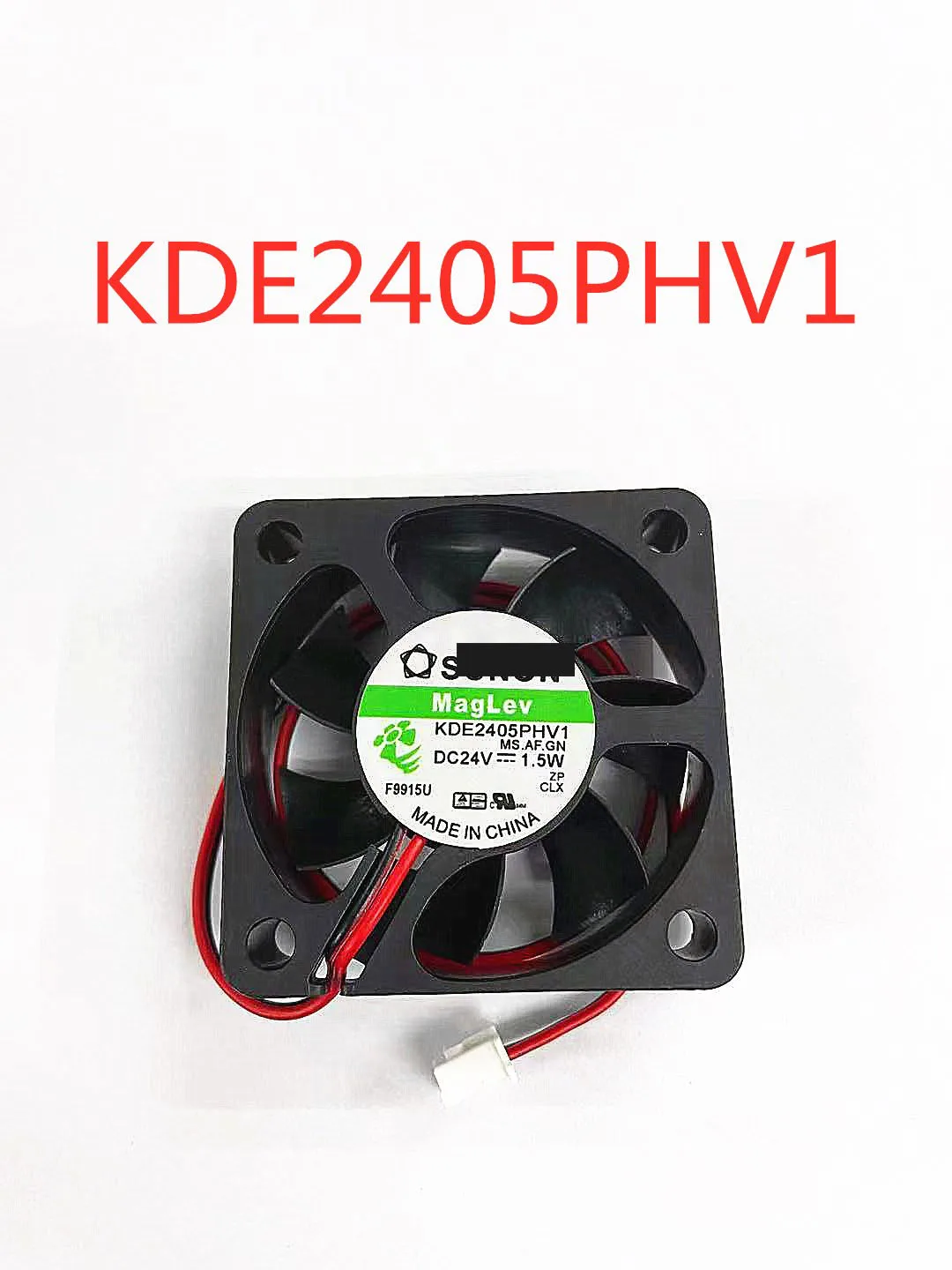 for SUNON KDE2405PHV1 MS.A.GN.C1500 Server Cooling Fan DC 24V 1.5W 50x50x15mm 2-wire
for SUNON KDE2405PHV1 MS.A.GN.C1500 Server Cooling Fan DC 24V 1.5W 50x50x15mm 2-wire