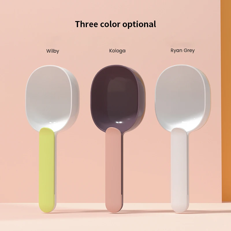 Petshy Pet Cat Dog Food Shovel Mutli-Function Feeding Scoop Spoon With Sealing Bag Clip Creative Portable Pet Food Spoon 
Petshy Pet Cat Dog Food Shovel Mutli-Function Feeding Scoop Spoon With Sealing Bag Clip Creative Portable Pet Food Spoon