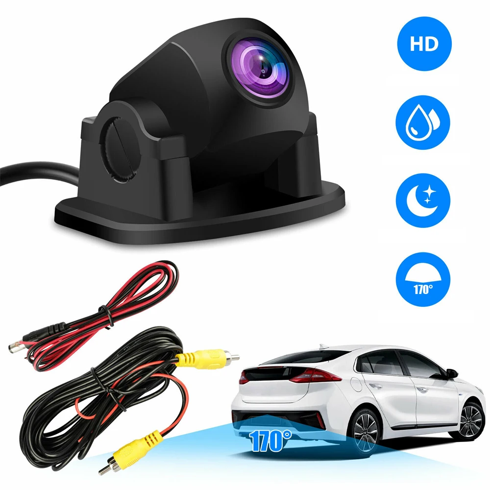 170° Fisheye Lens Car Front Side Back Rear View Reverse Camera With Night Vision Waterproof Automobile Cam Vehicle Accessories
170° Fisheye Lens Car Front Side Back Rear View Reverse Camera With Night Vision Waterproof Automobile Cam Vehicle Accessories
