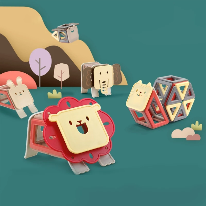 Магнитные строительные блоки Монтессори, 2D 3D-пазл, раннее обучение, игрушка, распознавание пространства для рук, забавный подарок для детей,...
Магнитные строительные блоки Монтессори, 2D 3D-пазл, раннее обучение, игрушка, распознавание пространства для рук, забавный подарок для детей,...