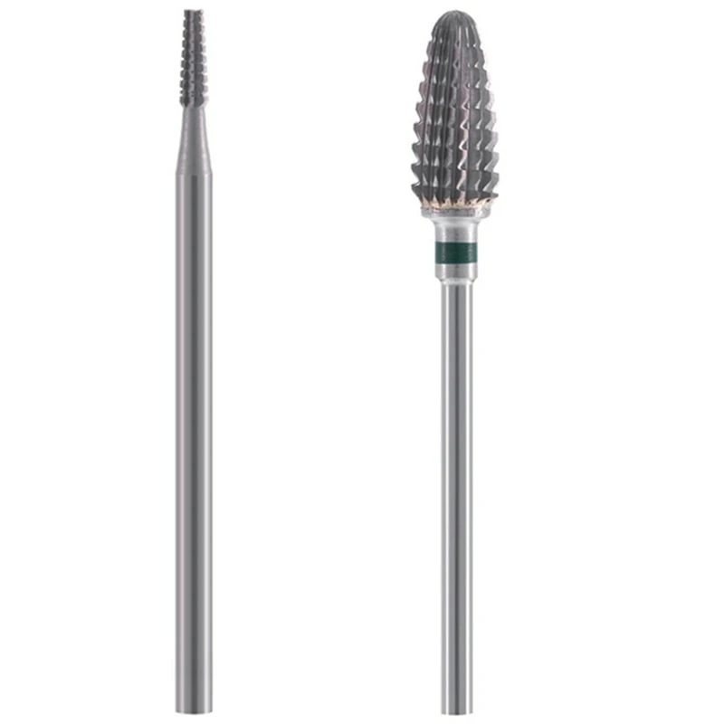 2 Pcs Conical Hard Electric Nail File Drill Bit, Coarse and Hard Nail Tungsten Steel Polishing Head, Silver & Green
2 Pcs Conical Hard Electric Nail File Drill Bit, Coarse and Hard Nail Tungsten Steel Polishing Head, Silver & Green
