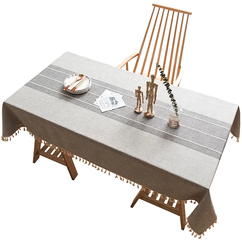 Linen tablecloth classical simple plaid decoration with tassels waterproof thickened rectangular wedding banquet coffee table ta
Linen tablecloth classical simple plaid decoration with tassels waterproof thickened rectangular wedding banquet coffee table ta