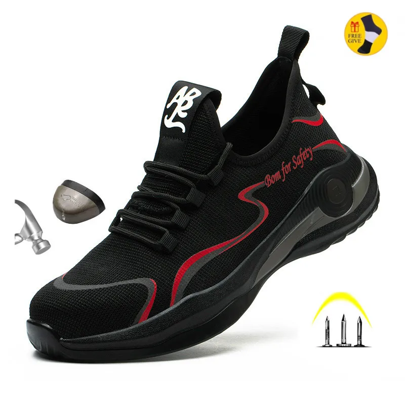 Lightweight Work Shoes Sneakers Puncture-Proof Safety Shoes Men Indestructible Work Boots Construction Work Safety Boots Men
Lightweight Work Shoes Sneakers Puncture-Proof Safety Shoes Men Indestructible Work Boots Construction Work Safety Boots Men