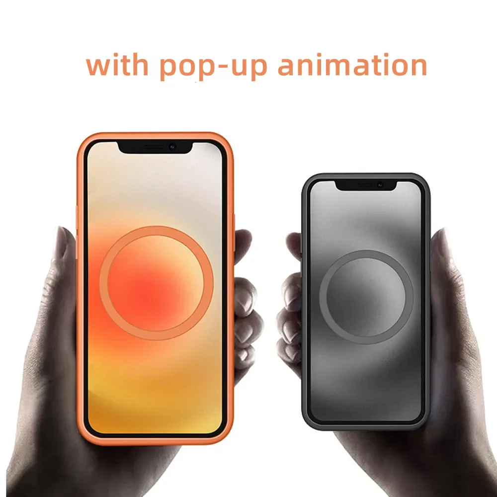Official Silicone Case For iPhone 13 Promax Mini With Window Pop up Animation Magnetic Cover Original Box Liquid silica gel Case
Official Silicone Case For iPhone 13 Promax Mini With Window Pop up Animation Magnetic Cover Original Box Liquid silica gel Case