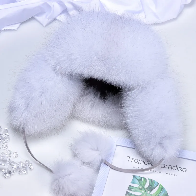 Real Women Fox Fur Hat With earflap Warm Winter Ladies Thick Real Raccoon Fur Hats 2018 New Hot sale Russia Geunine Fox Fur Cap
Real Women Fox Fur Hat With earflap Warm Winter Ladies Thick Real Raccoon Fur Hats 2018 New Hot sale Russia Geunine Fox Fur Cap