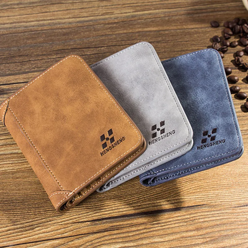 Men Leather Wallet Pockets ID Card Holder Billfold Slim Bifold Purse Retro Frosted Wallet H9
Men Leather Wallet Pockets ID Card Holder Billfold Slim Bifold Purse Retro Frosted Wallet H9