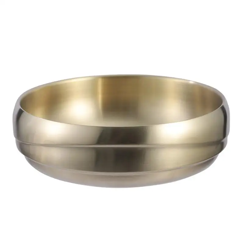 Stainless Steel Bowl Double-layer Salad Bowl Rice Bowl Practical Food Serving Bowl
Stainless Steel Bowl Double-layer Salad Bowl Rice Bowl Practical Food Serving Bowl