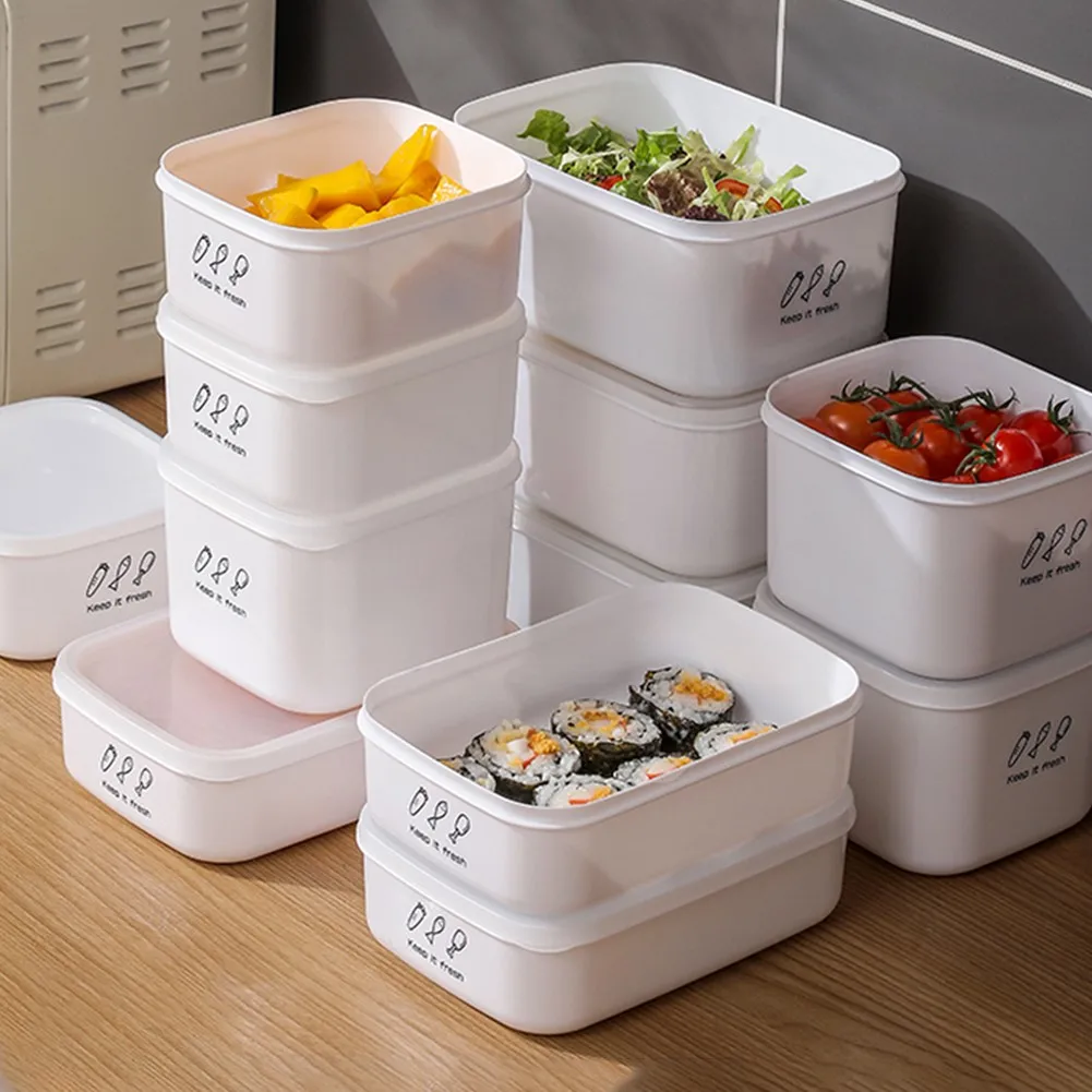 Clear Plastic Food Storage Canister Container Tub Freezer Box With Lid Kitchen Microwave Freezer Safe Fresh-keeping Box Fruit
Clear Plastic Food Storage Canister Container Tub Freezer Box With Lid Kitchen Microwave Freezer Safe Fresh-keeping Box Fruit