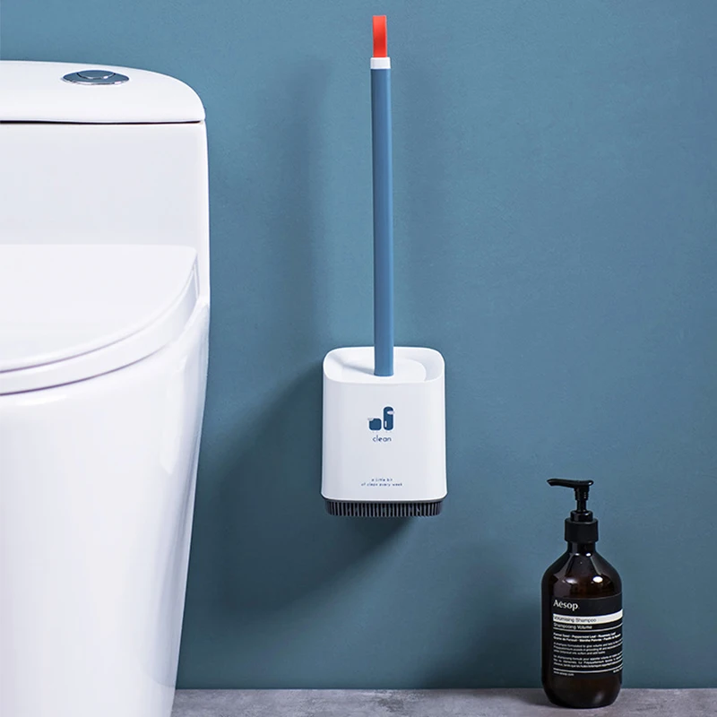 Rubber Head Holder Cleaning Brush For Toilet Wall Hanging Soft No Punching Bathroom Brushs WC Accessories Set Home Cleaning Tool 
Rubber Head Holder Cleaning Brush For Toilet Wall Hanging Soft No Punching Bathroom Brushs WC Accessories Set Home Cleaning Tool