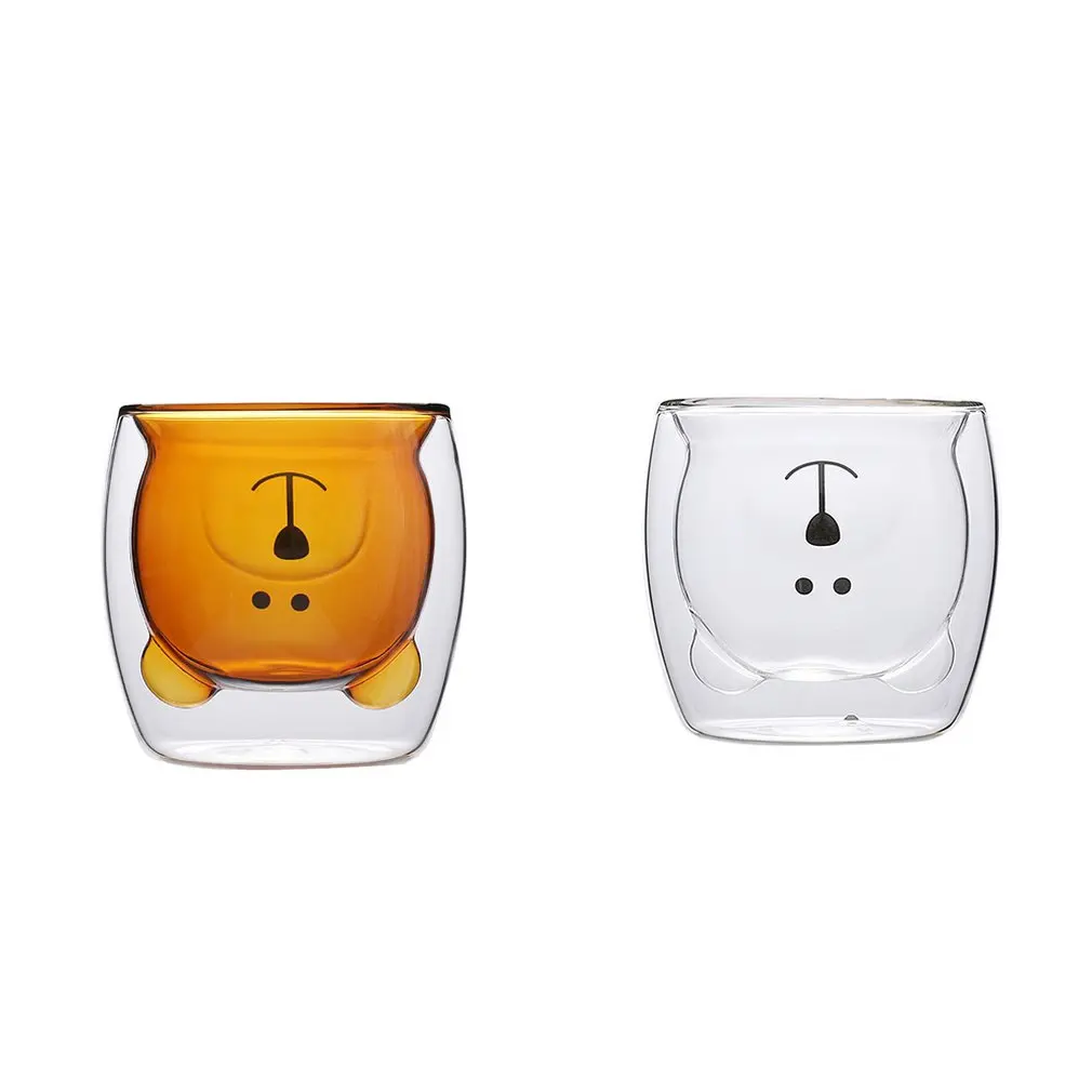 Lightweight Double Glass Inner Layer Vacuum Anti-scalding Family Cute and Creative Bear Cup
Lightweight Double Glass Inner Layer Vacuum Anti-scalding Family Cute and Creative Bear Cup