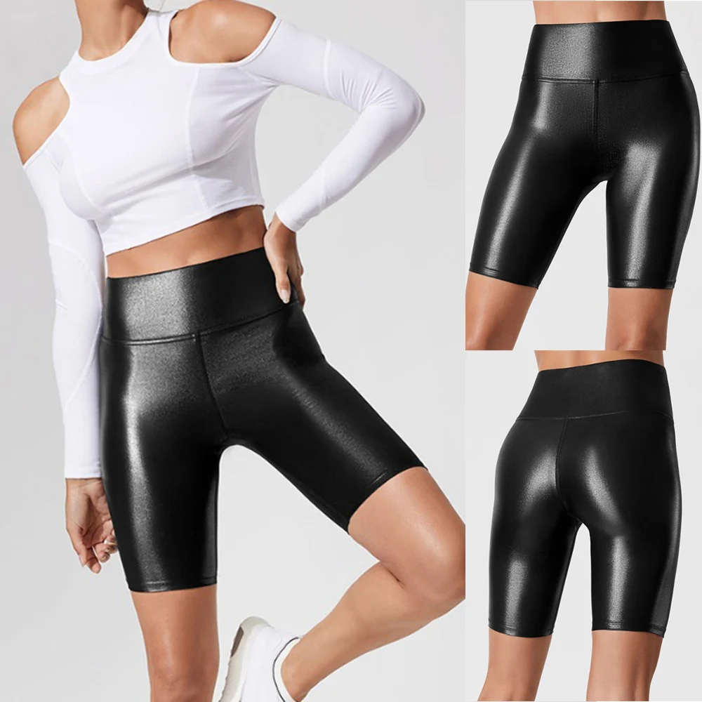 Women High Waist Faux Leather Shorts Sexy Slim Solid Black Summer Short Pants Casual Fashion Elastic PU Shorts Plus Size
Women High Waist Faux Leather Shorts Sexy Slim Solid Black Summer Short Pants Casual Fashion Elastic PU Shorts Plus Size