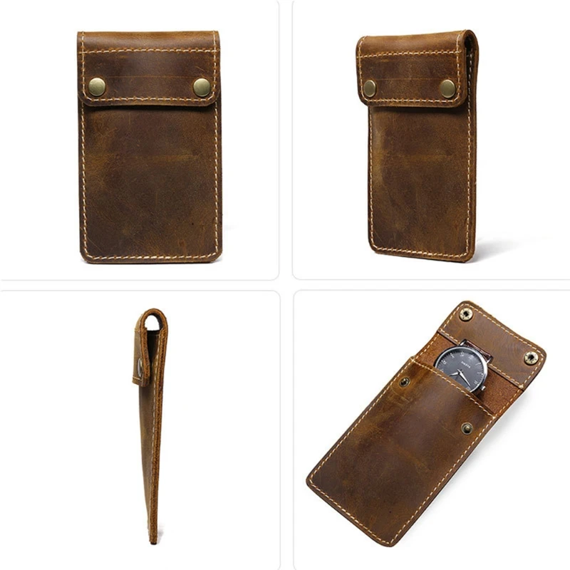 Vintage Style Genuine Leather Bag Convenient Creative Watch Bracelet Storage Accessories Bag for Men Women Husband Lover
Vintage Style Genuine Leather Bag Convenient Creative Watch Bracelet Storage Accessories Bag for Men Women Husband Lover