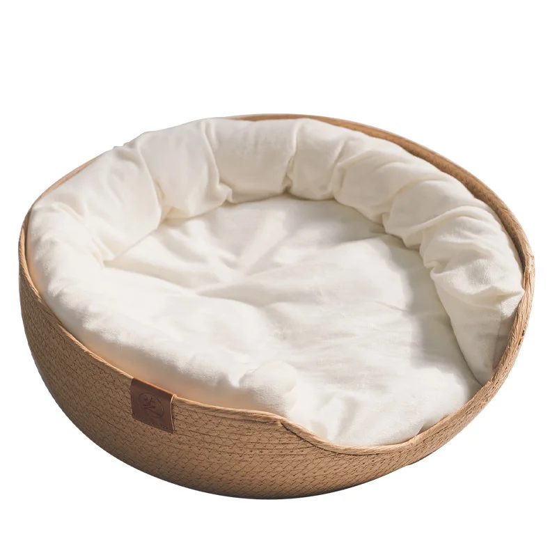 Household cat nest ice nest pet products summer cool nest Four Seasons General rattan basket cat bed
Household cat nest ice nest pet products summer cool nest Four Seasons General rattan basket cat bed