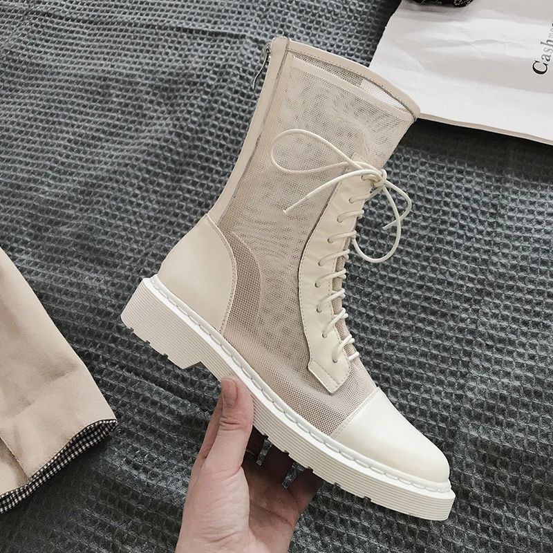 Vintage lace up Summer Boots genuine Leather Square low Heels shoes 2021 New Arrival rouned -Toed motorcycle Shoes Woman Heels 
Vintage lace up Summer Boots genuine Leather Square low Heels shoes 2021 New Arrival rouned -Toed motorcycle Shoes Woman Heels