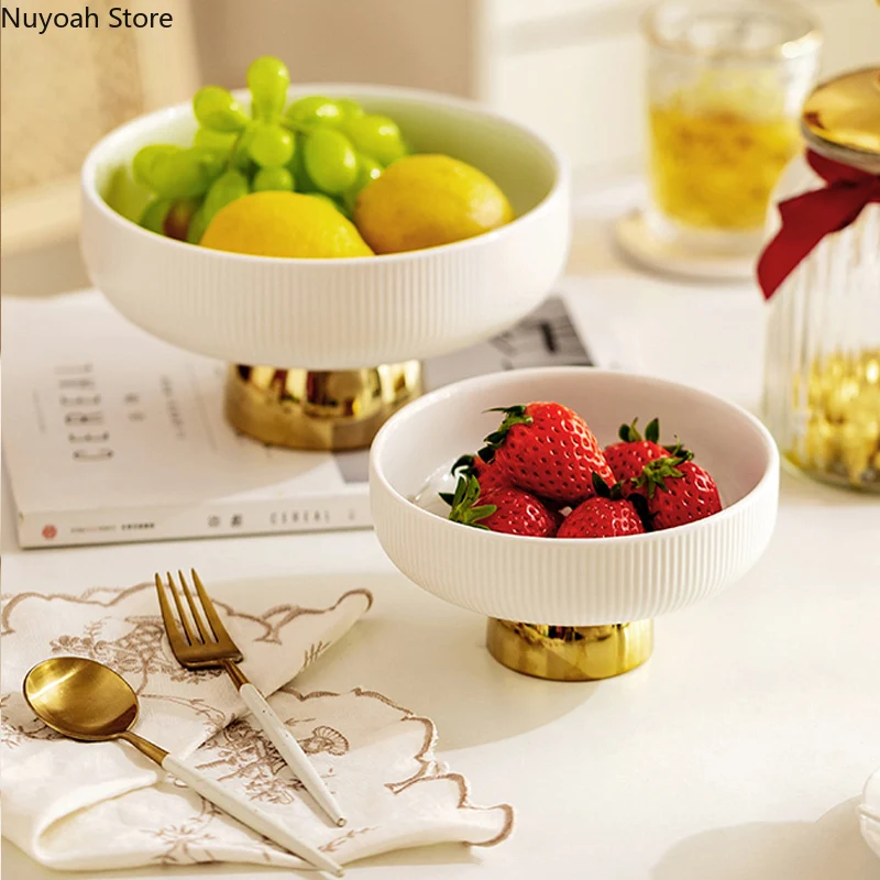 Home Decoration 8 Inch Ceramic Fruit Tray White Ceramic Round Tall Storage Tray Modern Living Room Coffee Table Snack Tray
Home Decoration 8 Inch Ceramic Fruit Tray White Ceramic Round Tall Storage Tray Modern Living Room Coffee Table Snack Tray