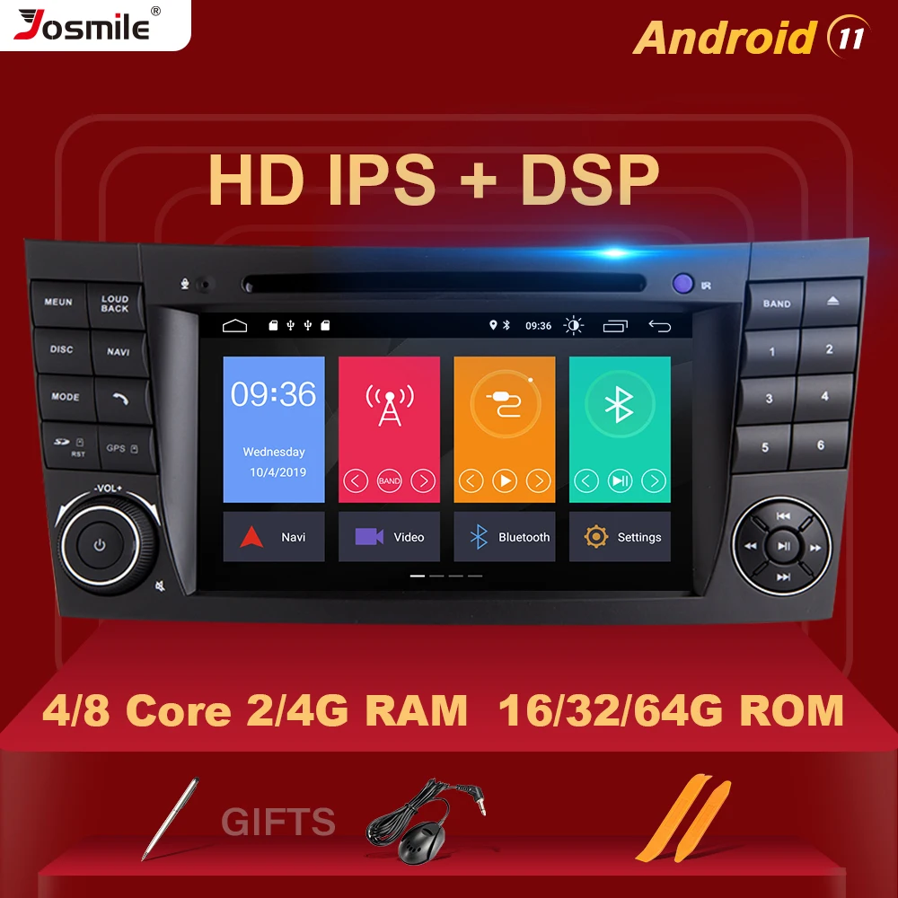 4GB RAM Android 11 Car DVD Player For Mercedes Benz E-class W211 E200 E220 E300 E350 E240 E280 CLS CLASS W219 Multimedia Radio
4GB RAM Android 11 Car DVD Player For Mercedes Benz E-class W211 E200 E220 E300 E350 E240 E280 CLS CLASS W219 Multimedia Radio