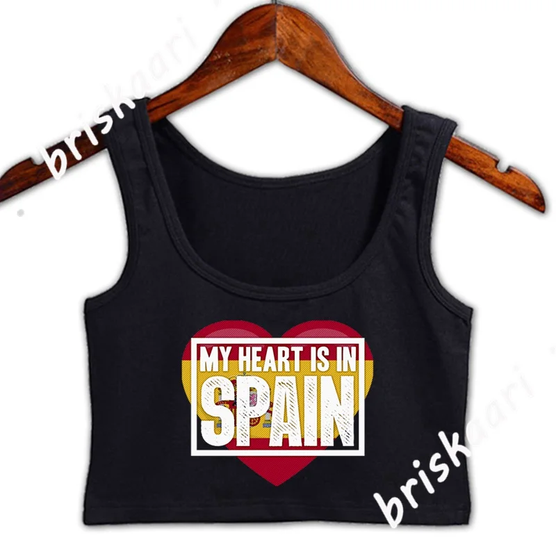 Spain Love Crop Top Women Sleeveless S-4xl High Street Customize Spring Tank Top New Style Trend Vest
Spain Love Crop Top Women Sleeveless S-4xl High Street Customize Spring Tank Top New Style Trend Vest
