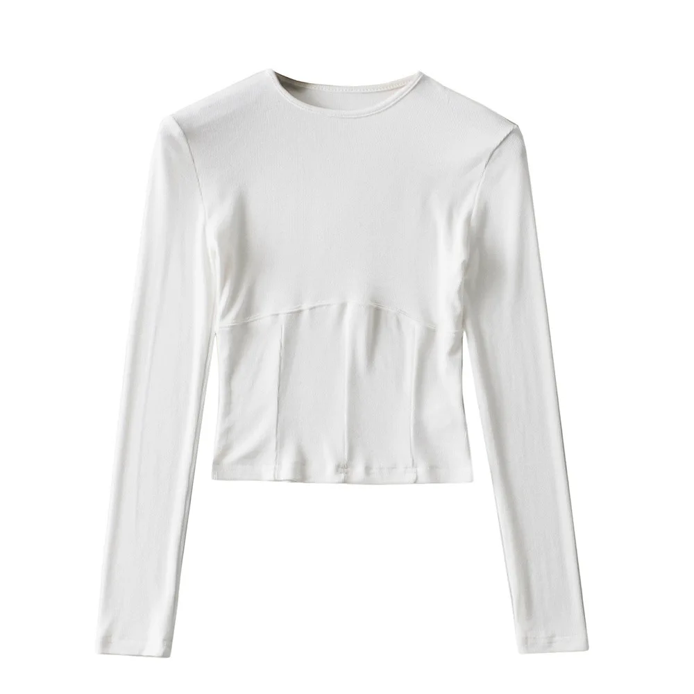 2020 Autumn and Winter New Long-sleeved Slim-fit Inner Bottoming Shirt Fashion All-match Short Top Women
2020 Autumn and Winter New Long-sleeved Slim-fit Inner Bottoming Shirt Fashion All-match Short Top Women
