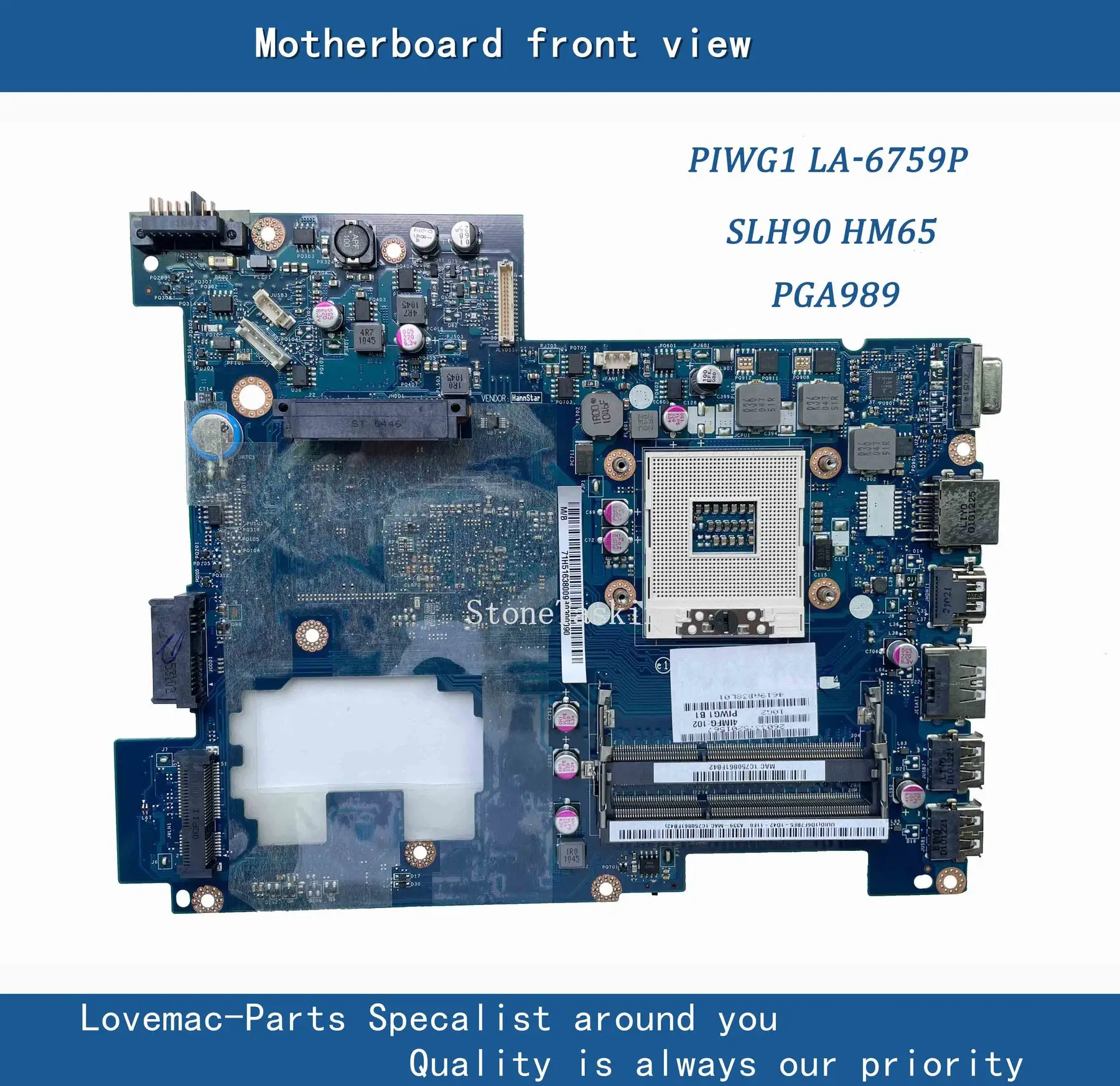 Материнская плата PIWG1 для ноутбука Lenovo G470, оригинальная материнская плата G470, системная плата LA-6759P SLH90 HM65 PGA989 DDR3 100% teste
Материнская плата PIWG1 для ноутбука Lenovo G470, оригинальная материнская плата G470, системная плата LA-6759P SLH90 HM65 PGA989 DDR3 100% teste