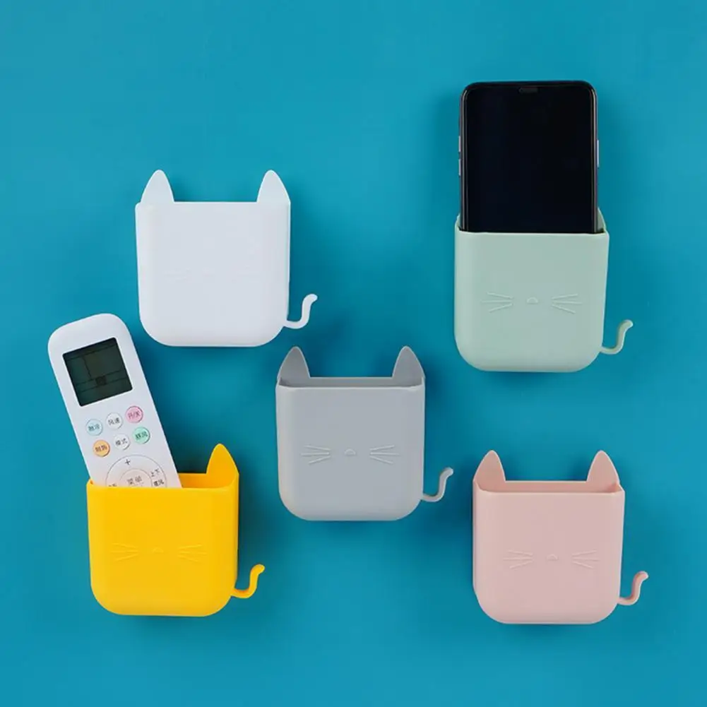 Wall Holder Organizer Box Punch-Free Wall-mounted Cat Shaped Remote Control Storage Mounted Box for Living Room
Wall Holder Organizer Box Punch-Free Wall-mounted Cat Shaped Remote Control Storage Mounted Box for Living Room