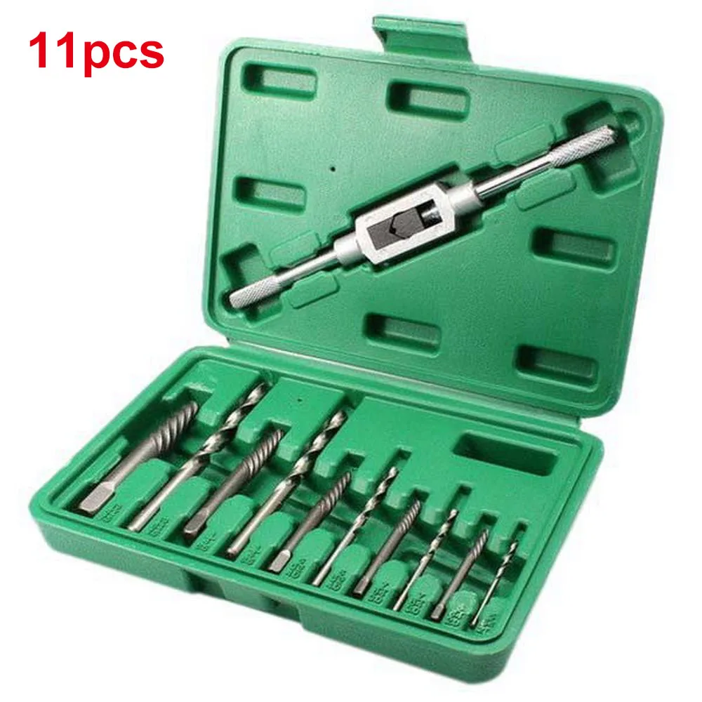 11Pcs Bolt Extractor Screw Extractor 3mm-10mm Broken Bolt Remover Drill Set High Hardness Machine Repair With Holder Repair Tool
11Pcs Bolt Extractor Screw Extractor 3mm-10mm Broken Bolt Remover Drill Set High Hardness Machine Repair With Holder Repair Tool