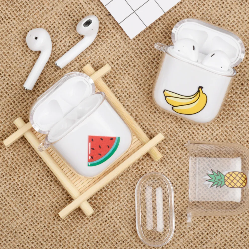 Silicone cover For Apple Airpods case 2/1 earphone accessories hard PC transparent fruit pattern cute case Apple Airpods cases
Silicone cover For Apple Airpods case 2/1 earphone accessories hard PC transparent fruit pattern cute case Apple Airpods cases