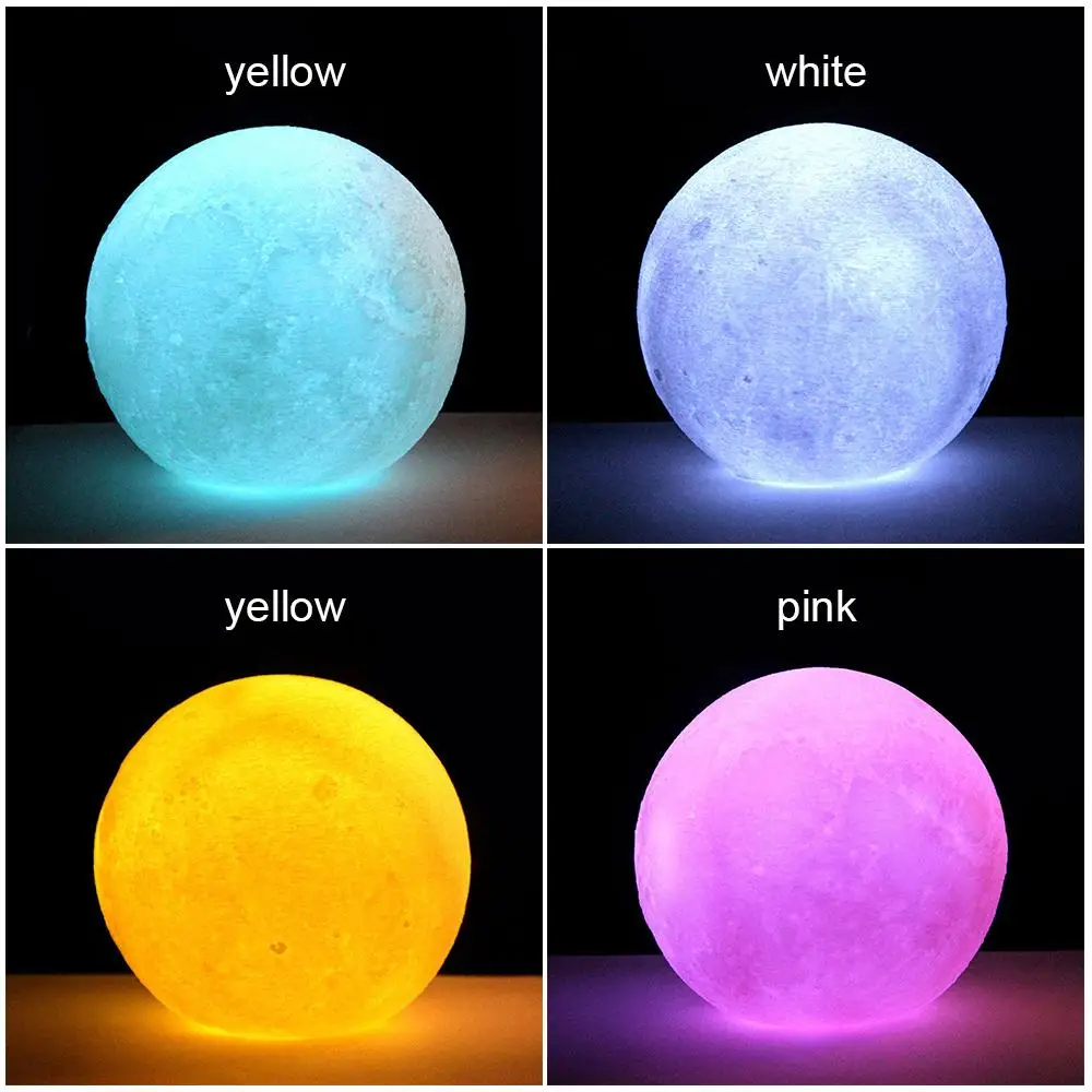LED Night Light 3D Print Moon Lamp Battery Supply Color Change 3D Light Touch Moon Lamp Children's Lights Night Lamp for Home
LED Night Light 3D Print Moon Lamp Battery Supply Color Change 3D Light Touch Moon Lamp Children's Lights Night Lamp for Home