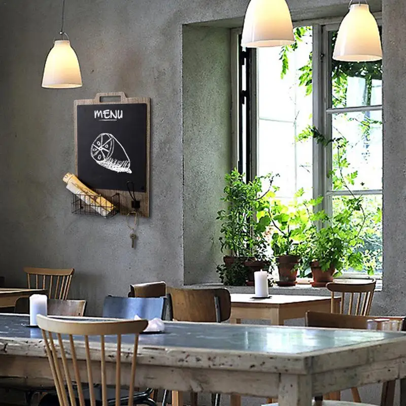 Retro Innovative Wall Decoration Blackboard Storage Hanging Message Board Tea Shop Coffee Shop Restaurant Wall Mount Decoration
Retro Innovative Wall Decoration Blackboard Storage Hanging Message Board Tea Shop Coffee Shop Restaurant Wall Mount Decoration