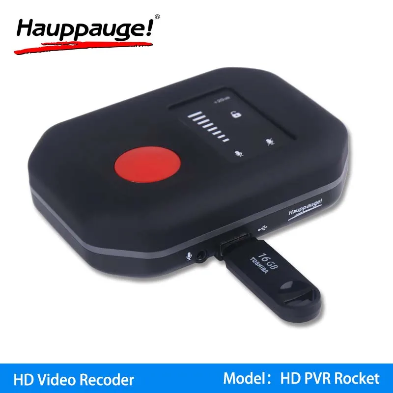 

Hauppauge HD PVR Rocket Portable Stand Alone 1080p VHS Component HDMI Video Capture Card Box Recorder
