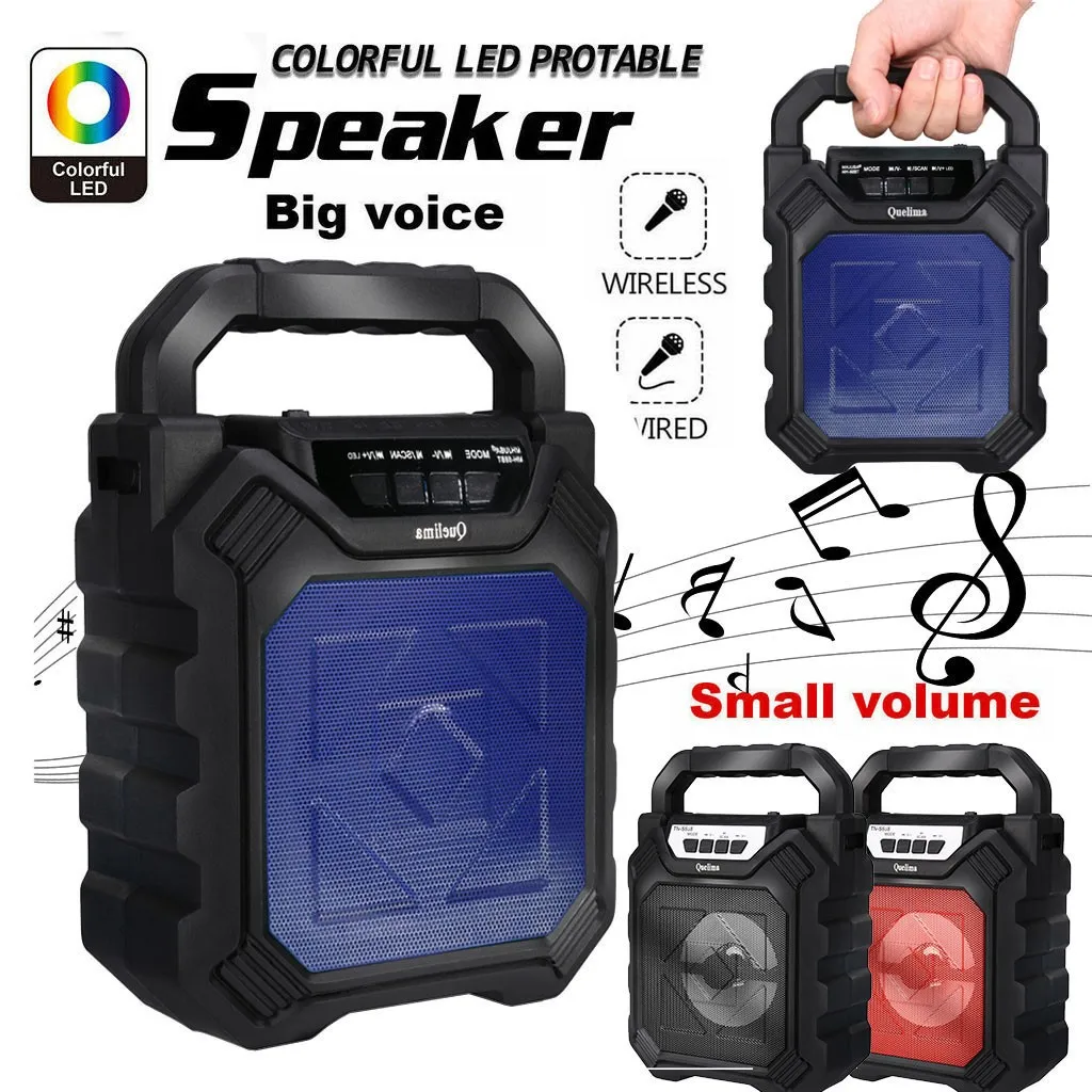 30# Portable wireless Bluetooth Speaker Stereo big power 50W system TF FM Radio Music Subwoofer Column BT4.2 DER Speakers | Электроника