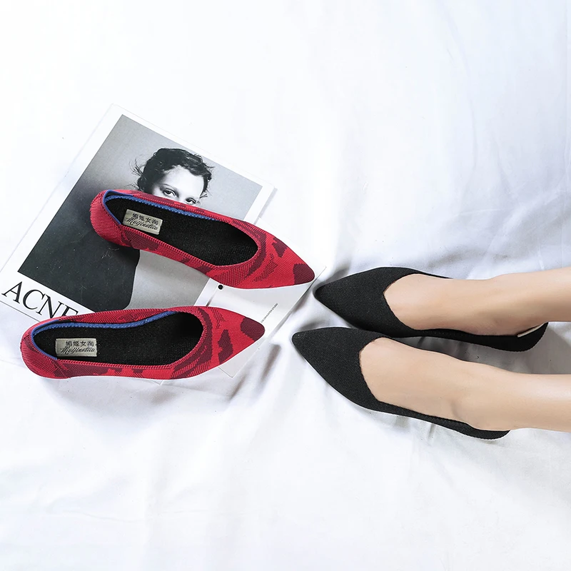 Roman Hot Design Mixed Colors Pointed Toe Slip on Mules Women Single Shoes Microfiber Knitted Flats Femme 34-44 Ballet Lady
Roman Hot Design Mixed Colors Pointed Toe Slip on Mules Women Single Shoes Microfiber Knitted Flats Femme 34-44 Ballet Lady