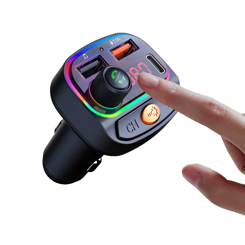 Car Bluetooth Receiver Colorful Atmosphere Light U Disk Music Car MP3 Player Hands-free Phone Car Charger for Trucks
Car Bluetooth Receiver Colorful Atmosphere Light U Disk Music Car MP3 Player Hands-free Phone Car Charger for Trucks