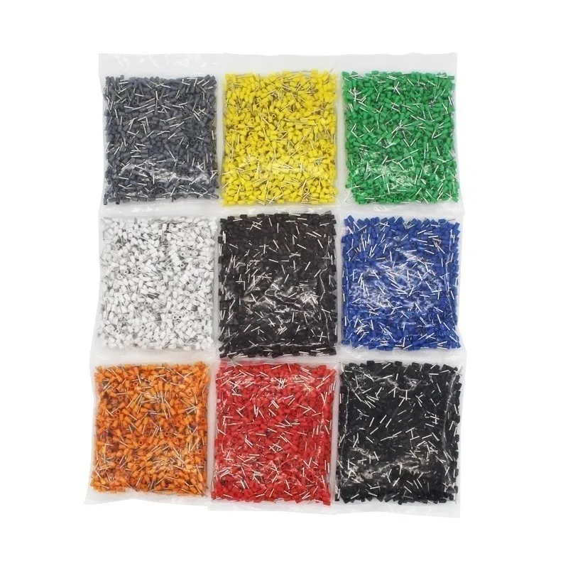 1000pcs Pin Terminal E2508 Crimp Terminal E2508 Pin Crimping Cold Crimping Terminal Tube Type Wiring Cold Crimping Terminal
1000pcs Pin Terminal E2508 Crimp Terminal E2508 Pin Crimping Cold Crimping Terminal Tube Type Wiring Cold Crimping Terminal
