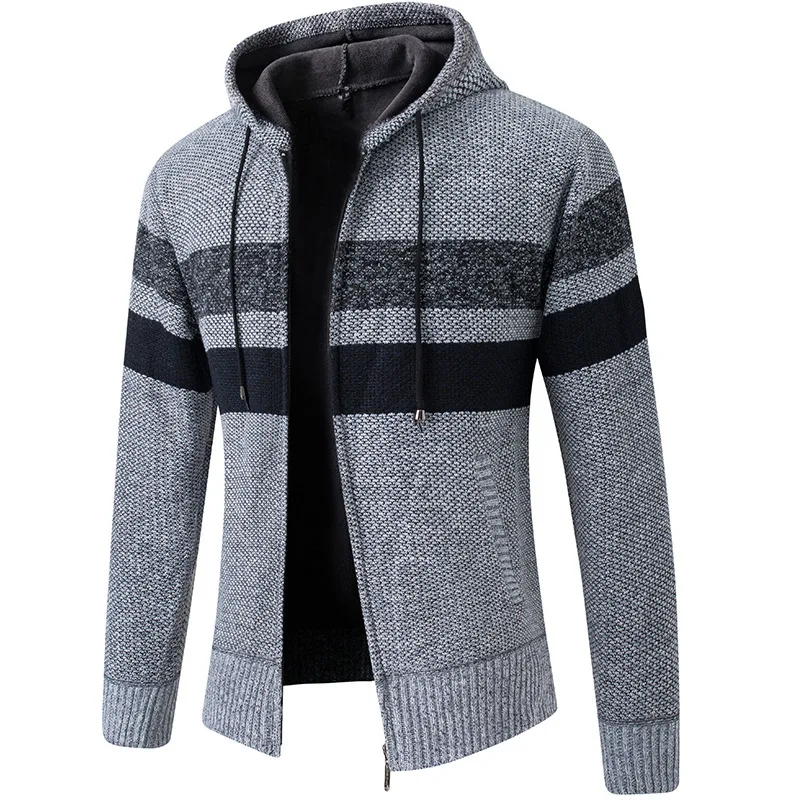 Mens Cardigan Sweater Knitted Zipper Fashion Thick Warm Long Sleeve Coat Autumn Winter 2020 Causal Loose Cardigan Sweater Men
Mens Cardigan Sweater Knitted Zipper Fashion Thick Warm Long Sleeve Coat Autumn Winter 2020 Causal Loose Cardigan Sweater Men