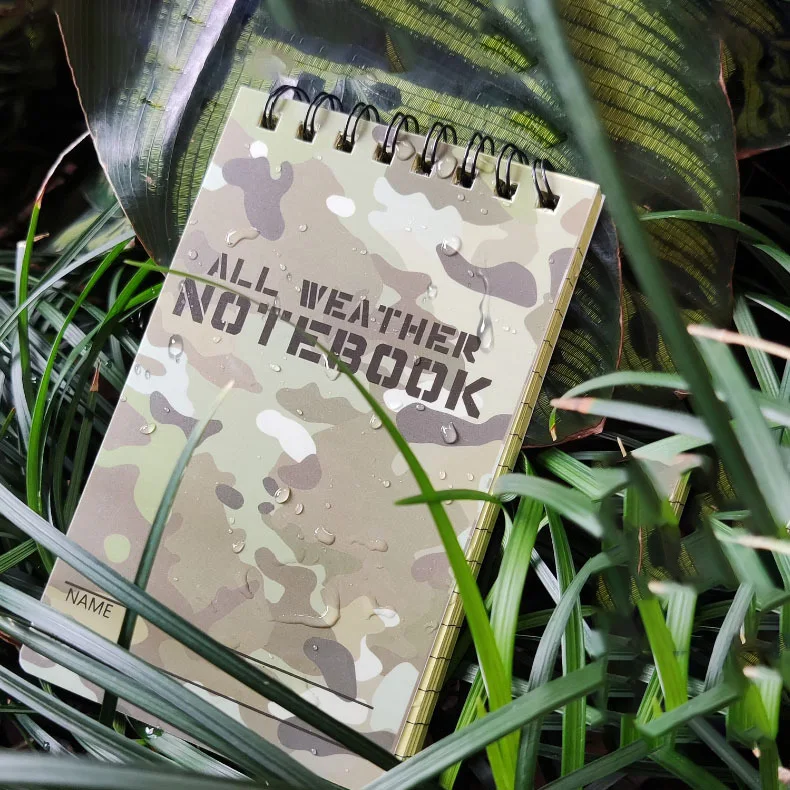 48 Sheets Waterproof Notebook Camouflage PVC Cover Memo Pad Daily To Do List Loose-leaf Coil Notepad Stationery Office
48 Sheets Waterproof Notebook Camouflage PVC Cover Memo Pad Daily To Do List Loose-leaf Coil Notepad Stationery Office