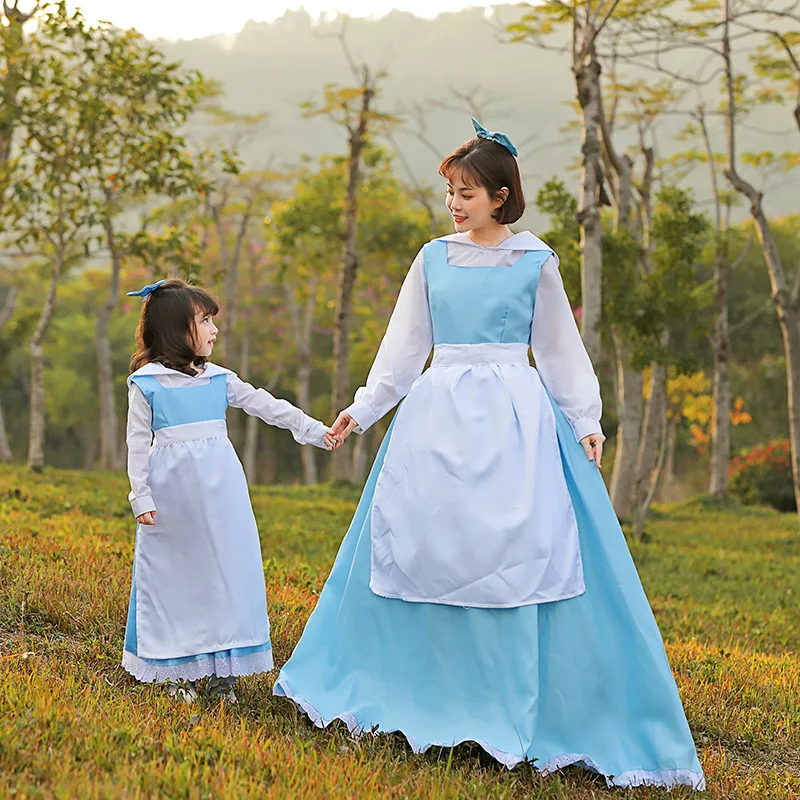 Sky Blue Fairy Tale Parent-child Servant Skirt Halloween Stage Performances Cute Garden Dress Halloween
Sky Blue Fairy Tale Parent-child Servant Skirt Halloween Stage Performances Cute Garden Dress Halloween