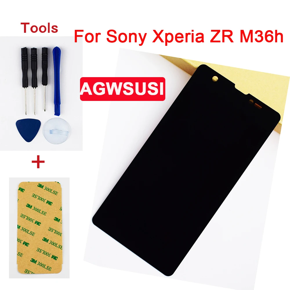 Сенсорный экран для Sony Xperia ZR M36h C5503 C5502 дигитайзер с полным сенсорным экраном